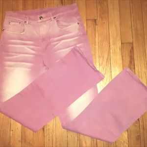Pink Diane Gilman DG2 Denim Jeans Size 12